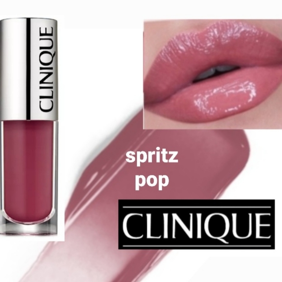 CLINIQUE Pop Splash Lip Gloss + Hydration *SPRITZ POP* - Picture 1 of 6